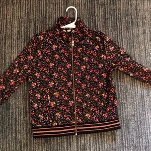 Floral bomber jacket